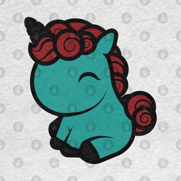 Aquamarine, The Tooniefied Unicorn by Tooniefied